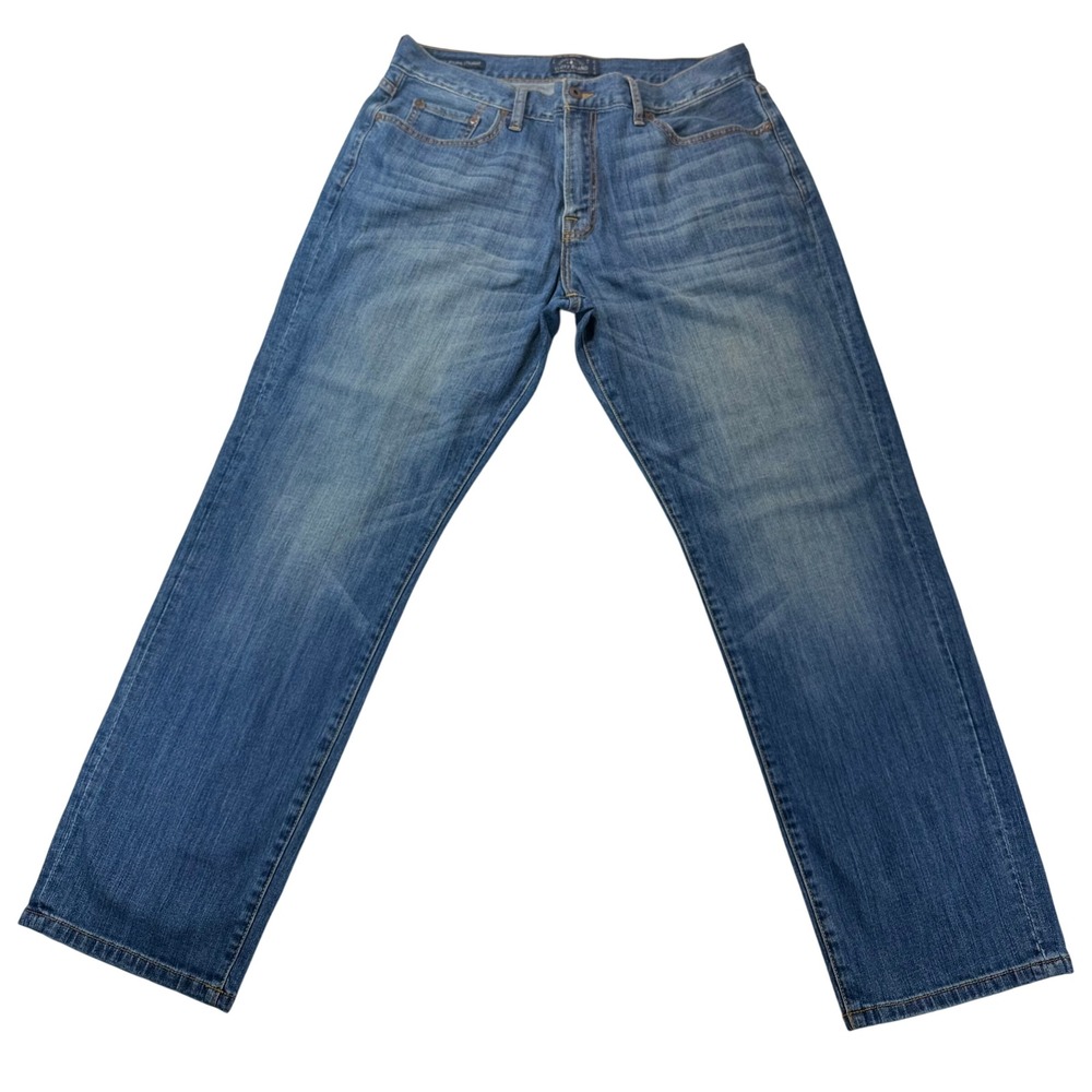 Lucky‎ Brand 221 Original Straight Jeans Mens 36x30 Medium Wash Blue Denim